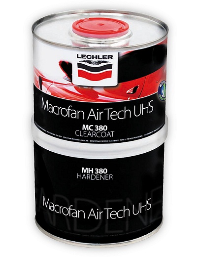 Лак 2К прозрачный воздушной сушки вкл. отвердитель MACROFAN AIRTECH UHS CLEARCOAT KIT 1л