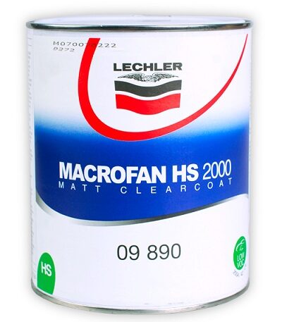 Лак 2К прозрачный матовый MACROFAN HS 2000 MATT 1л
