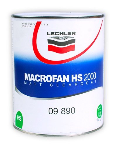 Лак 2К прозрачный матовый MACROFAN HS 2000 MATT 1л