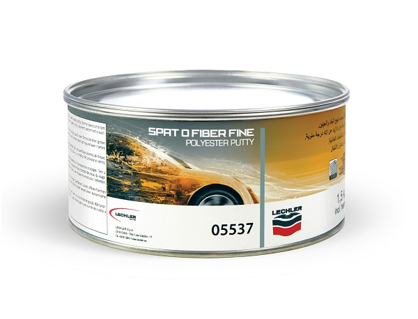 Шпатлевка полиэфирная со стекловолокном POLYDUR SPAT-O-FIBER FINE 1.5кг(включая отвердитель)