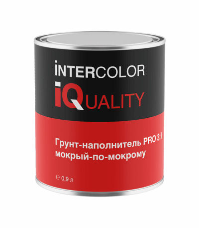IQ Грунт-наполнительPRO  3:1 мокрый-по-мокрому серый (0,9 л)