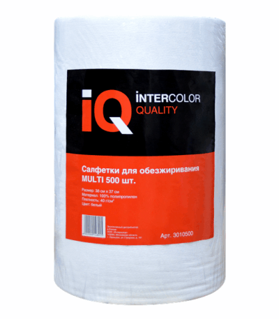 IQ Салфетки для обезжиривания MULTI, 38 cм x 37 cм, (500шт)
