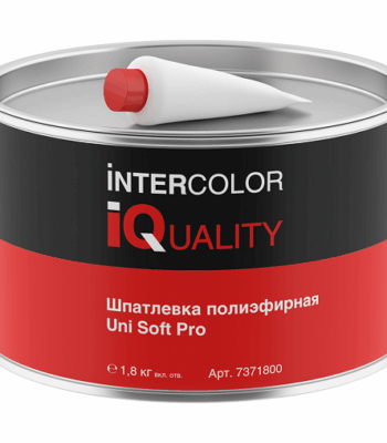 IQ Шпатлевка полиэфирная Uni Soft Pro с отвердителем (1,8 кг)