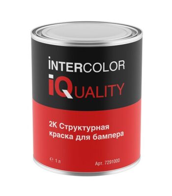 IQ 2K Краска структурная для бампера, 1л