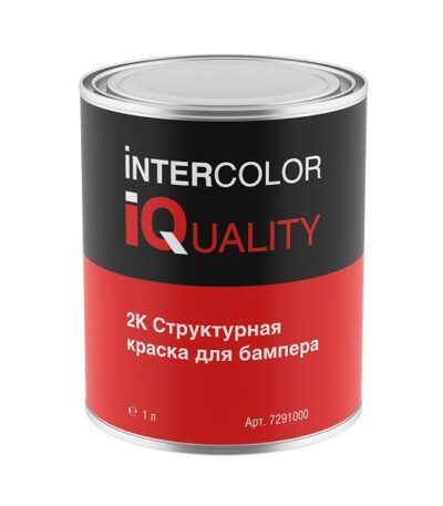 IQ 2K Краска структурная для бампера, 1л