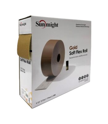 Шлиф. бумага GOLD B312T+ Soft Flex перфорир. рулон 114мм х 25м, 200 шт. 114 х 125мм