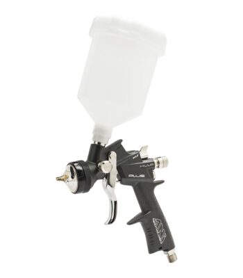 ANI 160 Plus HVLP краскопульт с отталкивающим покрытием PTFE и верхним пластиковым бачком 0,6л, дюза
