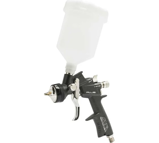 ANI 160 Plus HPS краскопульт с отталкивающим покрытием PTFE и верхним пластиковым бачком 0,6л, дюза
