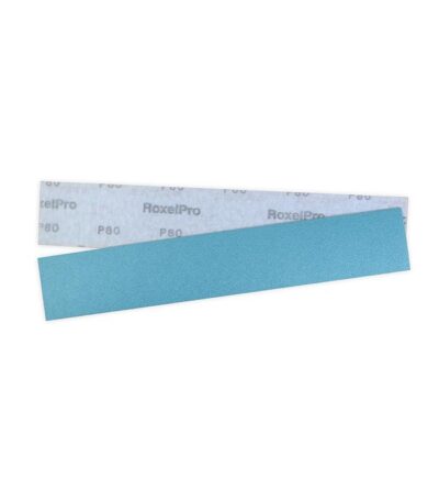 RoxelPro Шлифовальная полоска ROXTOP FILM 70х400мм на липучке без отв, синяя P320