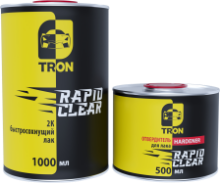 T250-1500  TRON Лак быстросохнущий RAPID Clear (1000+500 мл)