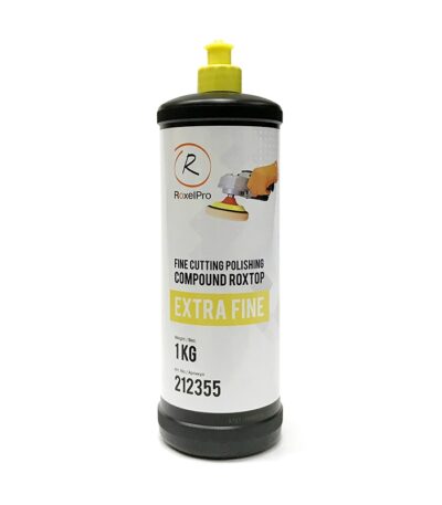 RoxelPro Абразивная полировальная паста ROXTOP EXTRA FINE (жёлтый колпачёк), тонкая, 1кг