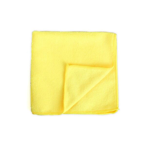 RoxelPro Многоразовая полировальная салфетка MICROSHINE из микрофибры, 260 г/м2, 40х40см., жёлтая